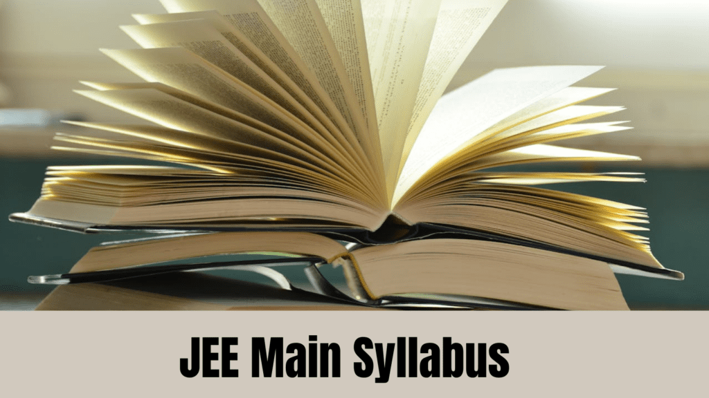 jee main syllabus 2025