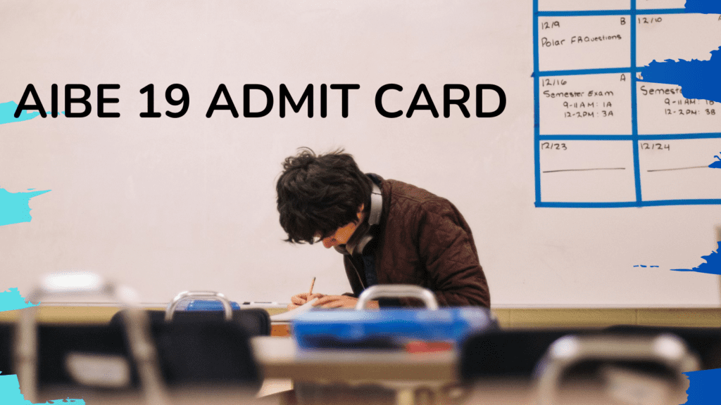 AIBE 19 admit card 2024