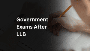 Govt exams after llb