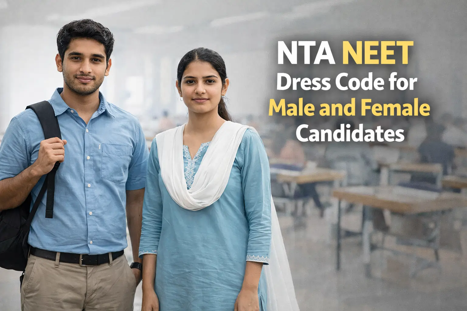 NTA NEET Dress Code 2026 for Male and Female Candidates