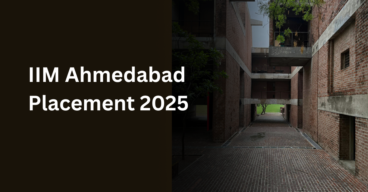 IIM Ahmedabad Placement 2025