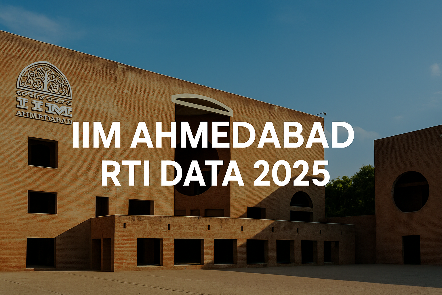 IIM Ahmedabad RTI Data 2025 — Admission Cutoffs, Composite Scores & Waitlist Insights